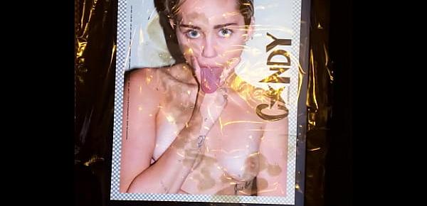  Miley Cyrus Cumtribute